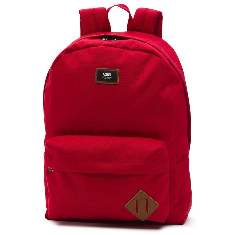 vans old skool backpack red